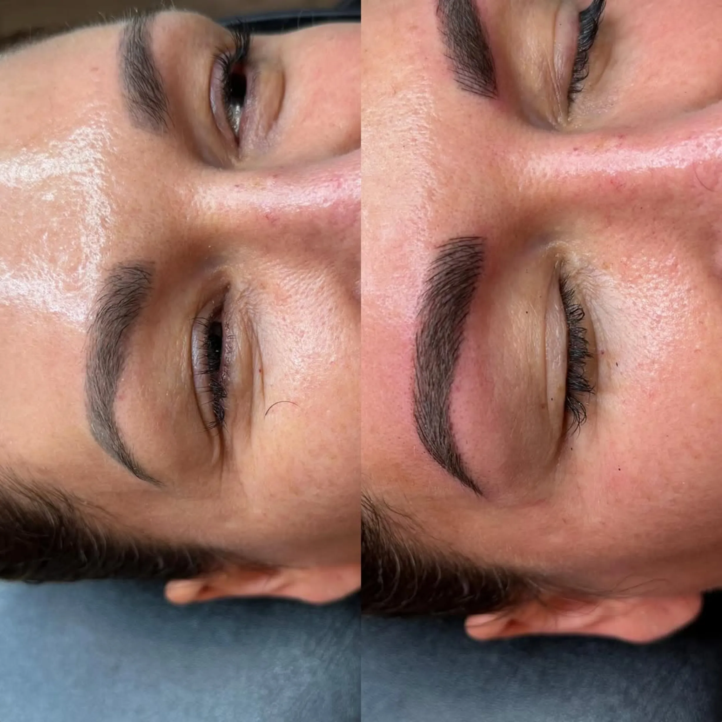brows too light after microblading